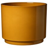 Soendgen Keramik Okrugla tegla za biljke (Vanjska dimenzija (ø x V): 13 x 11 cm, Žuta, Keramika, Sjaj) | shoptok.hr