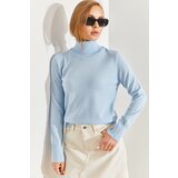 Bianco Lucci Women's Turtleneck Knitwear Sweater Cene