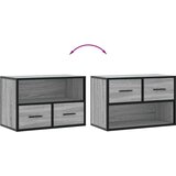 vidaXL TV omarica siva sonoma 60x31x39,5 cm inženirski les | Shoptok.si