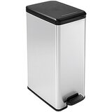 Curver kanta za otpatke 40L Deco Slim silver | Eponuda.com