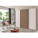 Premium Living Omara Z Drsnimi Vrati Andorra, Bela, Barva Hrasta, Š. 300 Cm | Shoptok.si