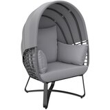 Ambia Garden VRTNI LEŽALNIK železo prašno lakirano siva | Shoptok.si