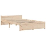  Okvir za krevet od masivne borovine 120 x 200 cm | shoptok.hr