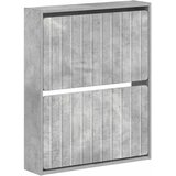  Ormar za cipele na zidu ZWOLLE 71 x 17 x 86 cm Betonska siva - Betonska siva | shoptok.hr