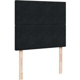  Otomanski okvir kreveta s madracima crni 120x190 cm baršunasti | shoptok.hr