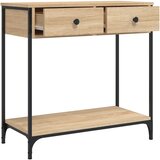  Konzolni stol boja hrasta 75 x 34,5 x 75 cm konstruirano drvo | shoptok.hr