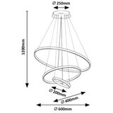 Rabalux Beliza 72349 LED visilica | ePonuda.com