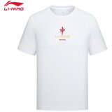 Li-Ning Muška majica, Okrugli izrez, Bela Cene
