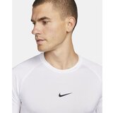 Nike Pro Dri-FIT Tight Fit LS Shirt, White/Black - M, (20764360) | Shoptok.si