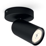 Philips LED RGBW prigušiva spot svetiljka PONGEE 1xGU10/4,8W/230V crna +daljinski upravljač | Eponuda.com