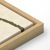 Slika - Lines and shapes – bead labyrinth on a pale washed background 120x80 U prirodnom drvenom okviru | shoptok.hr