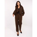 RUE PARIS Set-IT-KMPL-9761.25-dark brown | Shoptok.si