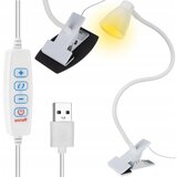  24 LED gibljiva namizna svetilka 3 načini svetlobe dim. bela Cene