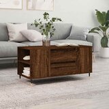  Stolić za kavu boja hrasta 102x44,5x50 cm od konstruiranog drva | shoptok.hr