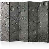  Paravan u 5 dijelova - Steel surface with water drops II [Room Dividers] 225x172 | shoptok.hr