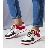 Gemre Black and Red Retro Shari Sneakers | Shoptok.si