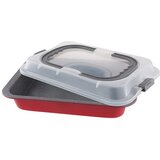 Altom design tepsija 36,3 x 24,5 x 5,5 cm s plastičnim poklopcem, 0204009240 | shoptok.hr