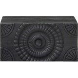  Ročno izdelana nočna omarica Črna 40 x 30 x 20 cm, (5000247496) | Shoptok.si