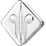 hoco. Slušalke z mikrofonom, 3,5 mm, dolžina kabla 1,2 m, bele - M55 Memory sound White | Shoptok.si