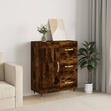 vidaXL Komoda boja dimljenog hrasta 69 5x34x90 cm konstruirano drvo Cijene