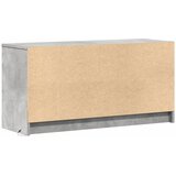 TV ormarić s LED svjetlima boja betona 100x34x50 cm drveni | shoptok.hr