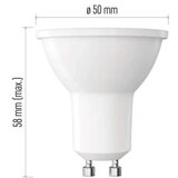 Emos LED žarnica Basic MR16 / GU10 / 5,2 W (40 W) / 450 lm / Nevtralna bela ZL8F23 | Shoptok.si