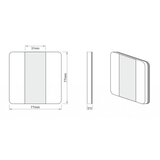  LDST DU-01-SZ-BC10 - Osvetljenje za stepenište DUO 10xLED/1,2W/230V | Eponuda.com