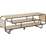  TV stalak 140 x 36 x 45 cm Hrast sonoma Konstruirano drvo - Hrast sonoma 140 x 36 x 45 cm | shoptok.hr