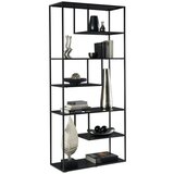 CARRYHOME regal 85/188/35 cm črna Cene