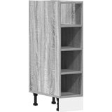 vidaXL Spodnja omarica siva sonoma 20x44,5x81,5 cm iverna plošča | Shoptok.si