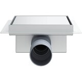  2 u 1 odvod za tuš Srebrno 15 x 15 cm Nehrđajući čelik 304 | Eponuda.com
