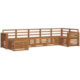  Set vanjskih sofa 7 kom. Prirodna 310 x 132,5 x 73 cm | Shoptok.si