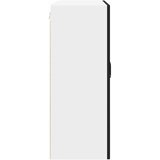  Zidni stakleni ormarić Crna 80 x 31 x 80 cm Konstruirano drvo | shoptok.hr
