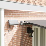  Skrovita tenda S LED lampica Svjetlosiva 600 ×300 cm tkanina | shoptok.hr