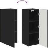  Set TV komoda Zidne 2 pcs Crna Konstruirano drvo | shoptok.hr