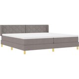  Postelja z vzmetnico z vzmetnico Taupe 200 x 200 cm Poliester, (5000127583) | Shoptok.si