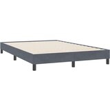 vidaXL Okvir kreveta bez madraca tamno sivi 140x220 cm baršun | shoptok.hr