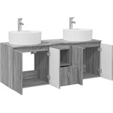  Set ormarića za kupaonicu 3 kom. Siva Sonoma | shoptok.hr