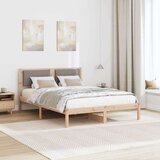  Konstrukcija postelje Taupe 150 x 200 cm Masivno borovo les, (5000101880) | Shoptok.si