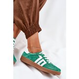 VINCEZA Sneakers Sports Shoes Suede Green 79517 | Shoptok.si