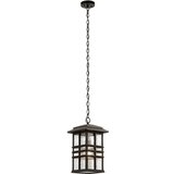 Elstead Lighting Elstead Beacon Square Zunanja svetilka z 1 svetlobno verigo, stari bron, IP44, E27, (22097783) | Shoptok.si