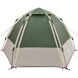 Brzi šator s kišnom navlakom za 4 osobe Zelena 185T Polyester | Eponuda.com