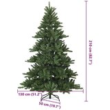 vidaXL Umetno Zložljivo Božično Drevo Zelena 210 cm PVC, jeklo | Shoptok.si