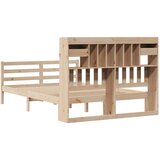  Krevet s regalom za knjige bez madraca 150 x 200 cm od borovine | shoptok.hr