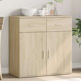 vidaXL Komoda sonoma hrast 79x38x80 cm od konstruiranog drva | shoptok.hr