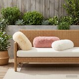  Presvlaka za jastuk 6 pcs HEERLEN Krem Ø 15 x 40 cm PV flis | shoptok.hr