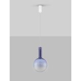 Nova Luce Plava staklena LED viseća svjetiljka s mogućnosti zatamnjivanja ø 25 cm Nostos – | shoptok.hr