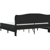  Krevetna konstrukcija s uzglavljem Crna 200 x 200 cm Baršun | Eponuda.com