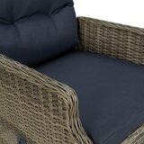  9-dijelni vrtni blagovaonski set od poliratana smeđi | shoptok.hr