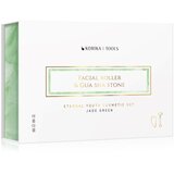 KORIKA Tools Face Roller & Gua Sha valjček za masažo za obraz in pripomoček za masažo Jade Green | Shoptok.si